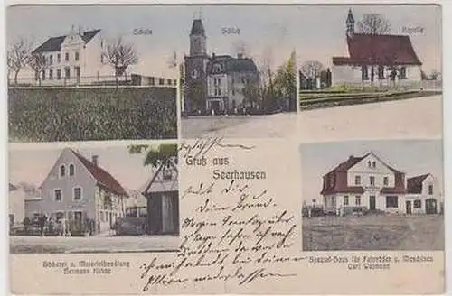 50203 Mehrbild Ak Gruss aus Seerhausen um 1910