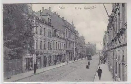 49419 Ak Riesa Wettiner Strasse 1911