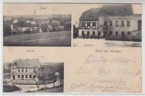 49951 Mehrbild Ak Gruß aus Mochau Gasthof usw. 1912