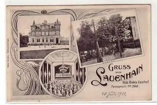 42724 Mehrbild Ak Gruss aus Lauenhain Gasthof 1911