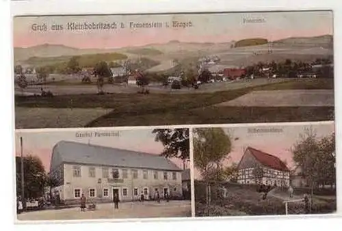 53238 Mehrbild-Ak Gruß aus Kleinbobritzsch b. Frauenstein im Erzgeb. um 1920