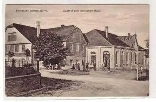 46073 Ak Ebersbach Gasthof zum deutschen Haus 1931