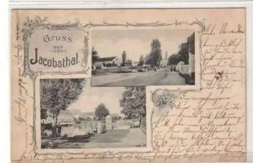 46080 Mehrbild Ak Gruß aus Jacobsthal 1901