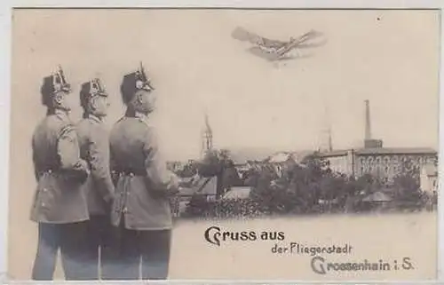 42756 Gruß aus der Fliegerstadt Großenhain 1916