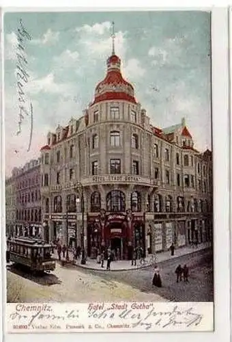 42675 Ak Chemnitz Hotel "Stadt Gotha" 1904