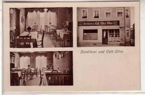 44134 Ak Neustadt in Sa. Konditorei Café Olivia um 1908