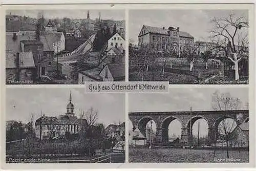 42526 Mehrbild Ak Gruß aus Ottendorf bei Mittweida 1936