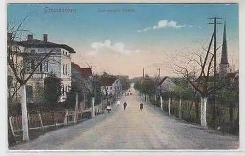 55176 Feldpost Ak Großbothen Grimmaische Strasse 1918