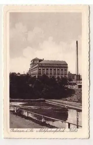 57104 Ak Oederan in Sachsen Nähfadenfabrik Kabis um 1930