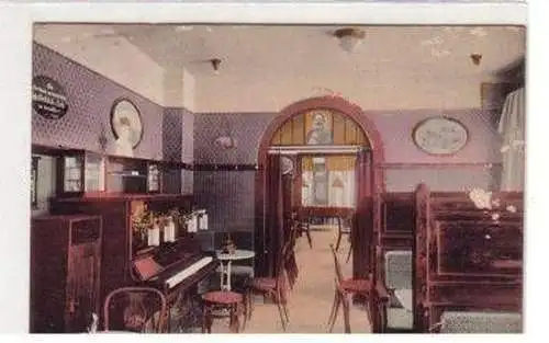 46845 Ak Meissen Kaiser Café Kaiserstrasse 1916