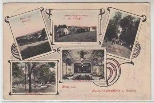 43518 Ak Gruß aus Augustusberg bei Nossen 1911