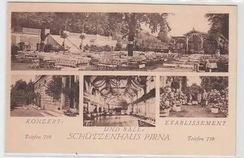 57054 Ak Konzert- und Balletablissement Schützenhaus Pirna 1927