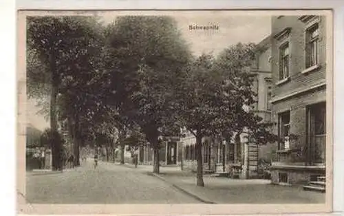 55483 Ak Schwepnitz Strassenansicht 1931