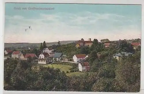 43356 Ak Gruß aus Großhartmannsdorf Totalansicht 1928