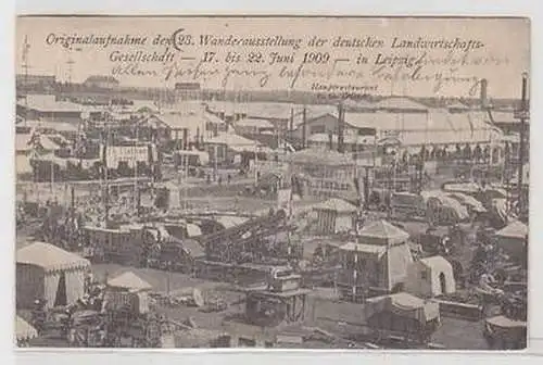 39687 Ak 23. Wanderausstellung der dt. Landwirtschaftsgesellschaft Leipzig 1909