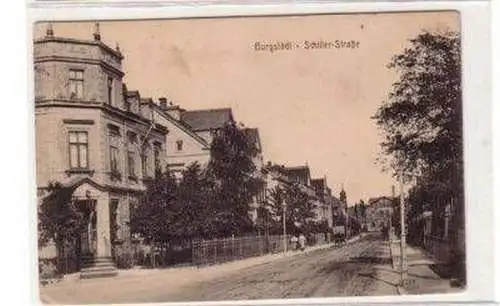 49170 Ak Burgstädt Schiller-Straße 1916