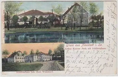 42775 Mehrbild Ak Gruss aus Neustadt in Sachsen 1906