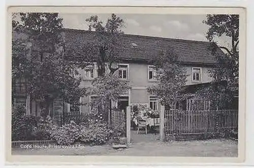 42753 Ak Priestewitz in Sachsen Café Haufe um 1930