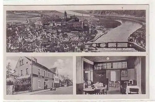 53269 Mehrbild Ak Meissen Gaststätte zum Winterhafen 1942