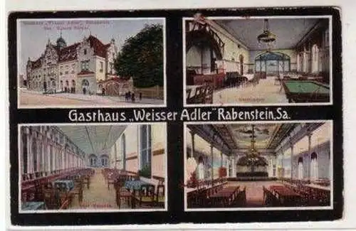 49845 Ak Rabenstein Gasthaus "Weisser Adler" um 1910