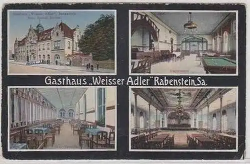 20631 Ak Rabenstein Gasthaus "Weisser Adler" um 1910