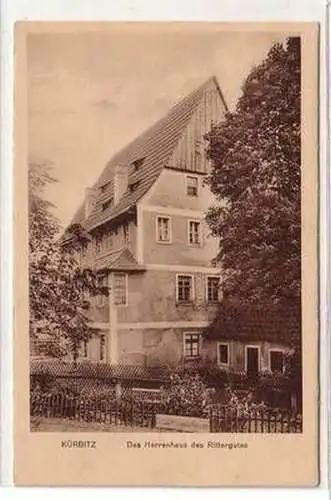 56854 Ak Kürbitz das Herrenhaus des Rittergutes um 1930