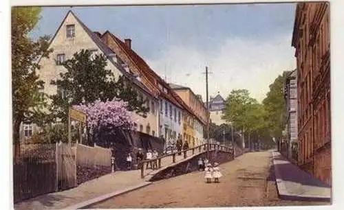 57082 Feldpost Ak Stadt Oederan Äußere Frankenberger Strasse 1916