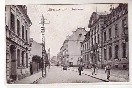 51017 Ak Meerane in Sachsen Poststrasse 1920