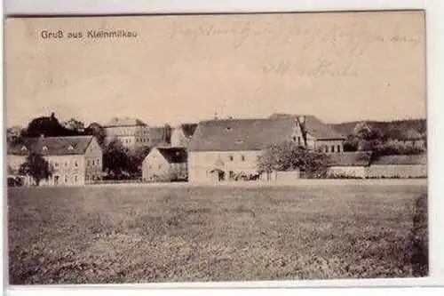 44048 Ak Gruß aus Kleinmilkau Ortsansicht 1919