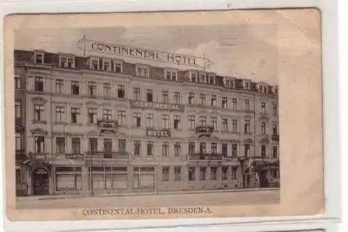 35125 Ak Dresden Continental Hotel 1912