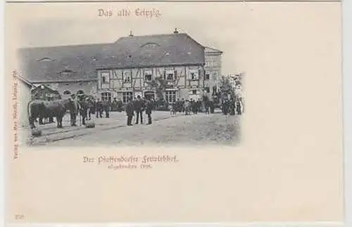 43563 Ak leipzig der Pfaffendorfer Fettviehhof um 1898