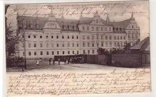 53482 Ak Lichtenstein Callnberg Lehrerinnenseminar 1903