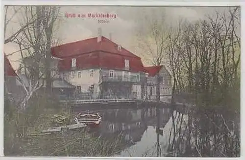 44432 Ak Gruß aus Markleeberg Mühle 1911