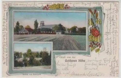 46520 Mehrbild Ak Gruß von der goldenen Höhe 1905