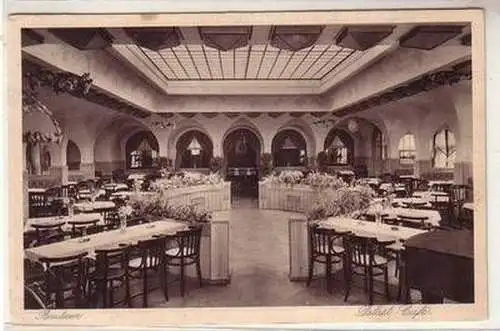 52330 Ak Bautzen Palast Café 1930