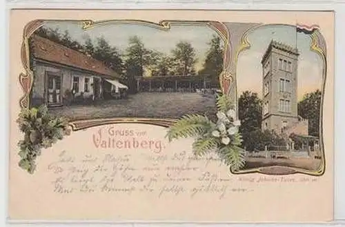 52903 Mehrbild Ak Gruß vom Valtenberg König Johann Turm 1907