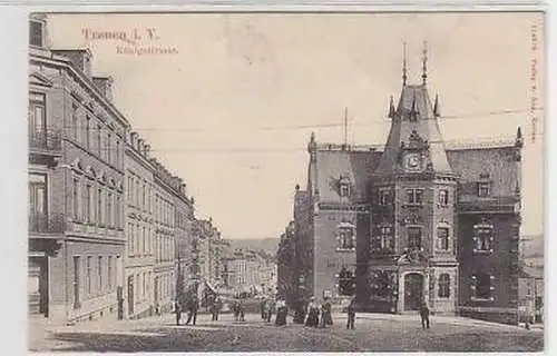 44596 Ak Treuen im Vogtland Königstrasse 1908