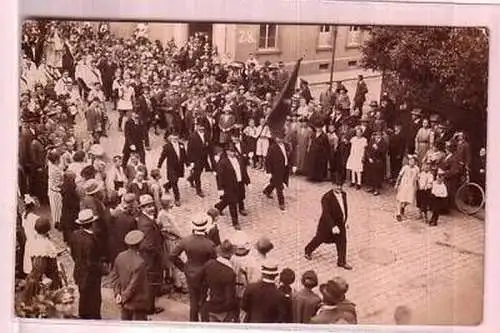 00455 Foto Ak Döbeln Festzug um 1920