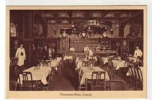 48166 Ak Leipzig Restaurant Naumann Bräu 1929