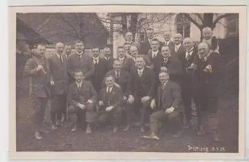 48482 Foto Ak Trünzig Gruppenbild 1925