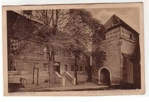 51030 Ak Bad Düben altes historisches Schloss 1914