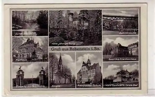 42682 Mehrbild Ak Gruß aus Rabenstein in Sa. 1936