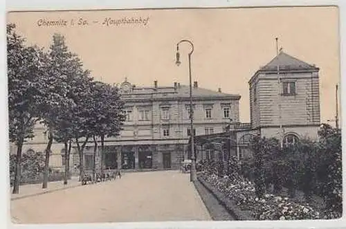 43278 Ak Chemnitz i. Sa. Hauptbahnhof 1915