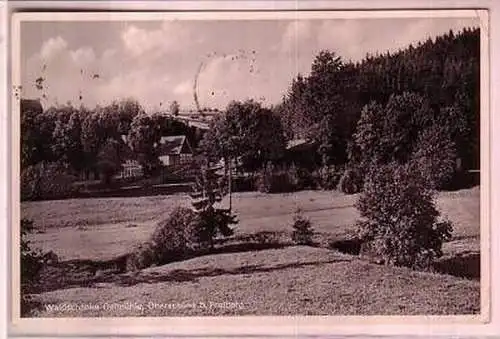 44846 Ak Oberschöna bei Freiberg Waldschänke 1935