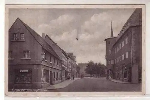 02994 Ak Groitzsch Altenburger Strasse um 1940