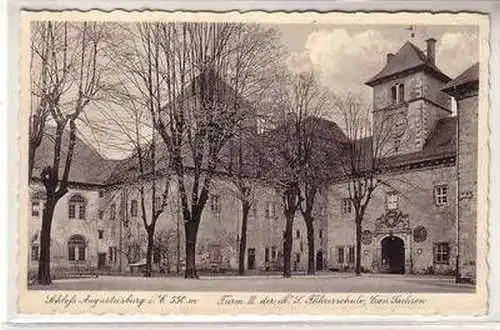 34652 Ak Schloß Augustusburg im Erzgebirge Turm III um 1940