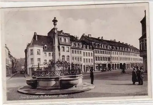 33677 Ak Saarbrücken St. Johannes Markt 1935