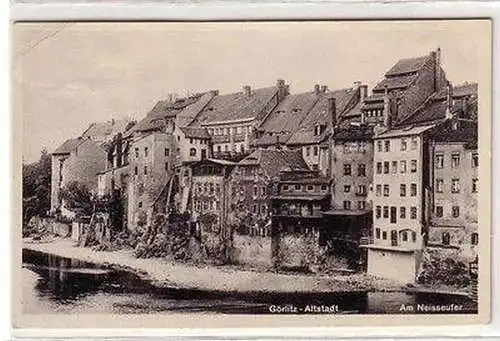 52985 Ak Görlitz Altstadt am Neisseufer 1932