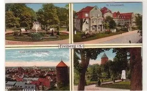 56561 Feldpost Mehrbild Ak Freiberg in Sachsen 1916