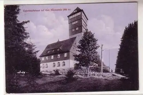 56968 Ak Unterkunftshaus auf dem Bärenstein (898 m) 1915